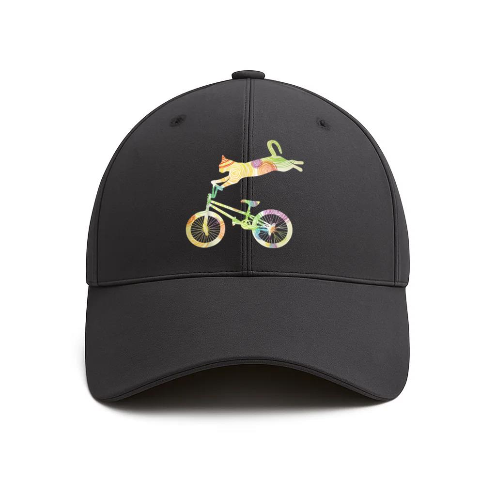 Cat Bike Cycling Bicycle Baseball Cap