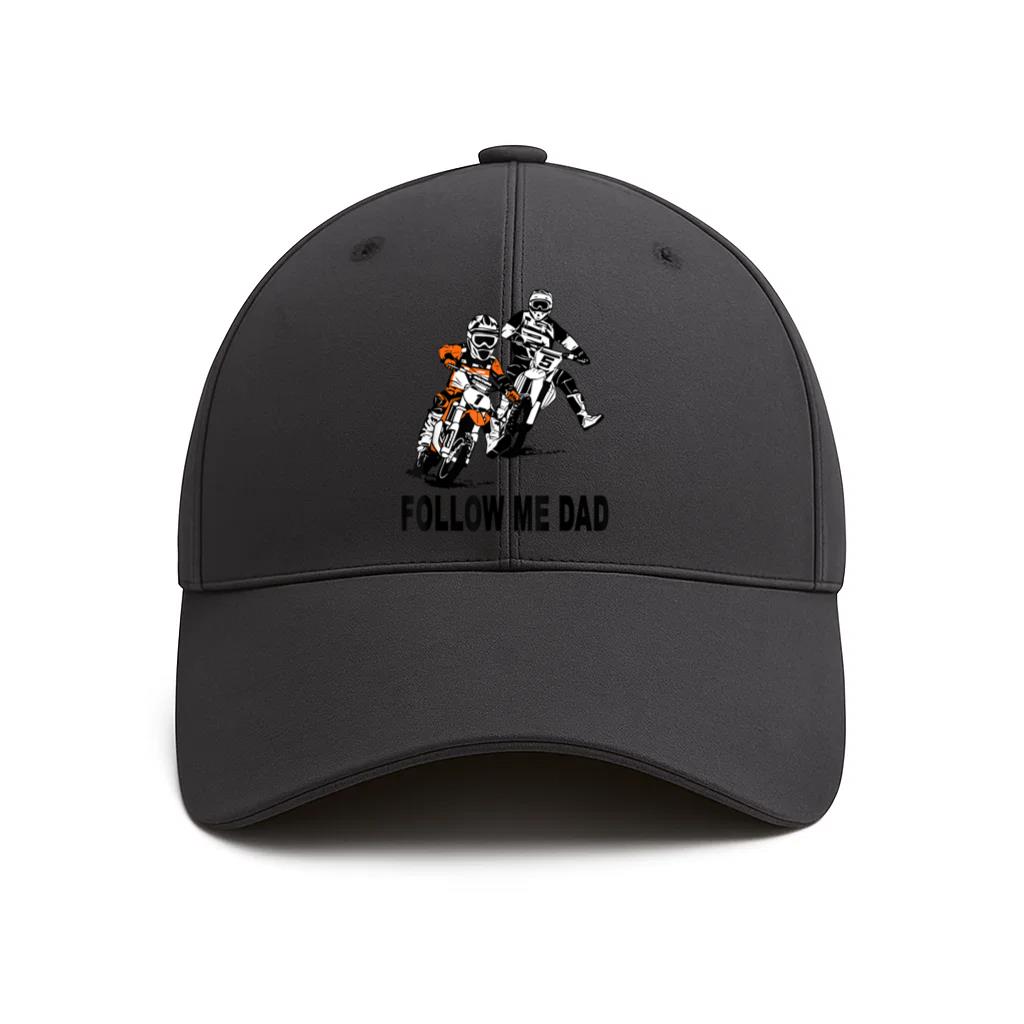 Father And Son Motocross Bike Baseball Cap