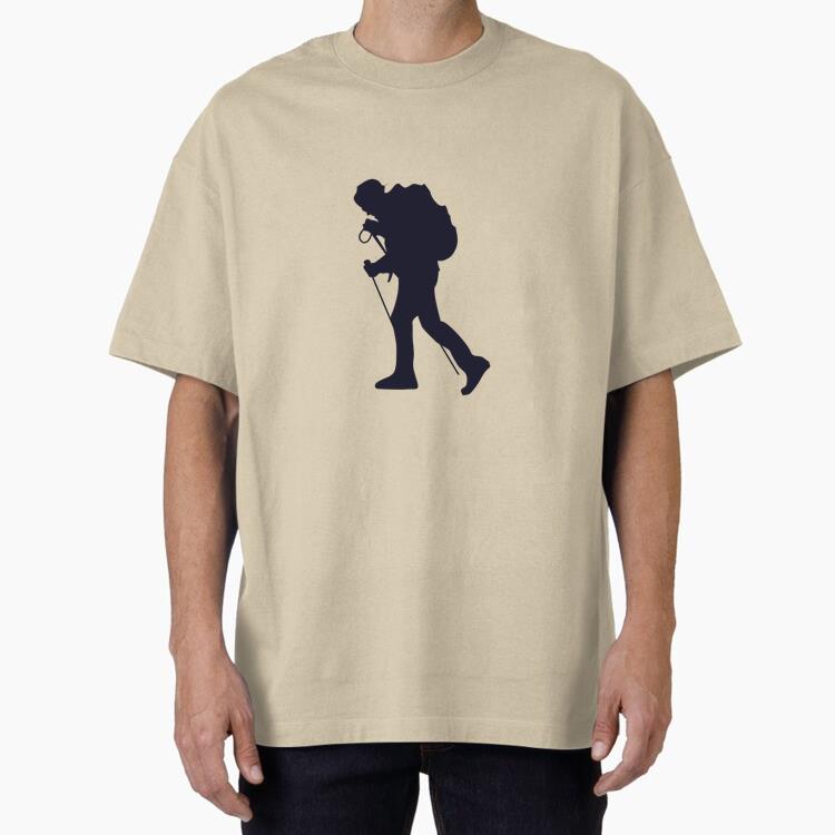 Hiking Adventure Silhouette Classic Regular Fit T-Shirt