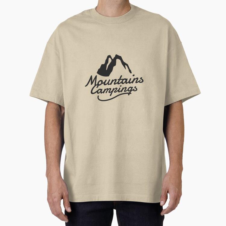 Mountain Campings Logo Classic Regular Fit T-Shirt