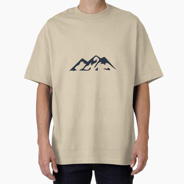Mountain Climbing Silhouette Icon Classic Regular Fit T-Shirt